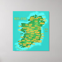 Carte De L'Irlande