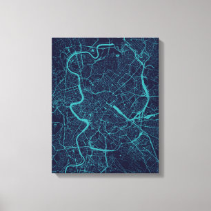 Toile Carte de Rome