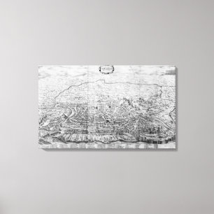 Toile Carte de Rome