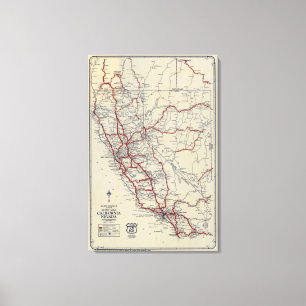 Toile Carte de route junior de McNally de couche-point