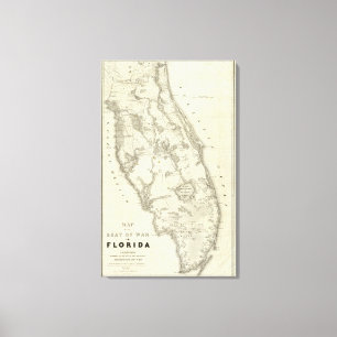 Toile Carte de Seat de guerre en Floride