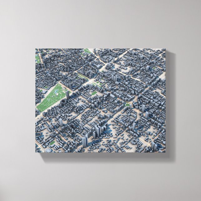 Toile Carte de Taipei (Recto)