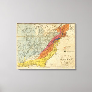 Toile Carte des Etats-Unis d'Amérique 4