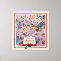 Carte Dunlop de l'Ecosse centrale