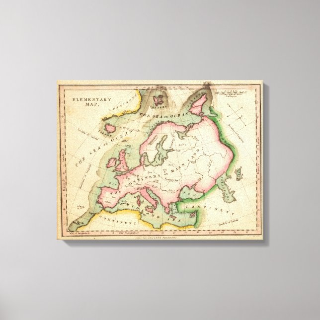 Toile Carte élémentaire (Recto)