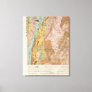 Toile Carte géologique du New Hampshire 2