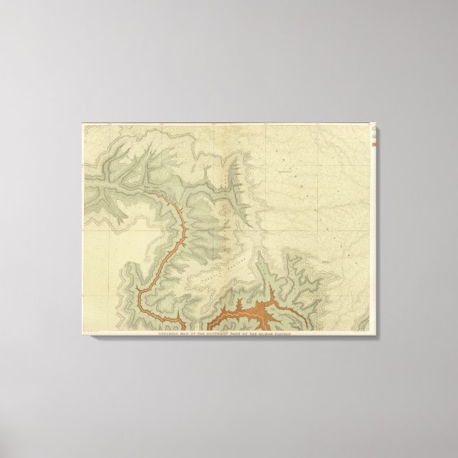 Toile Carte Géologique Du Sud (Recto)