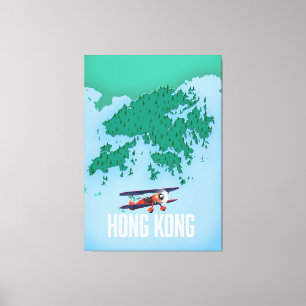 Toile Carte Hong Kong