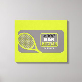 Toile Carte mémoire d'ouverture de session TENNIS Bat Ba