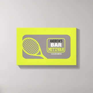 Toile Carte mémoire d'ouverture de session TENNIS Bat Ba