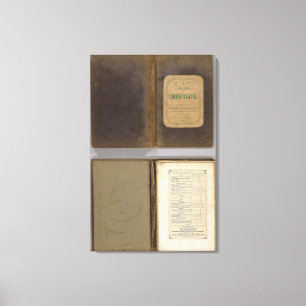 Toile Carte militaire américaine