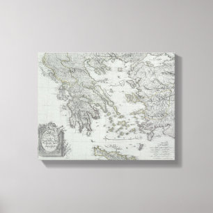 Toile Carte nautique