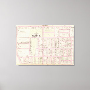 Toile Carte orpheline catholique d'atlas d'asile d'Île