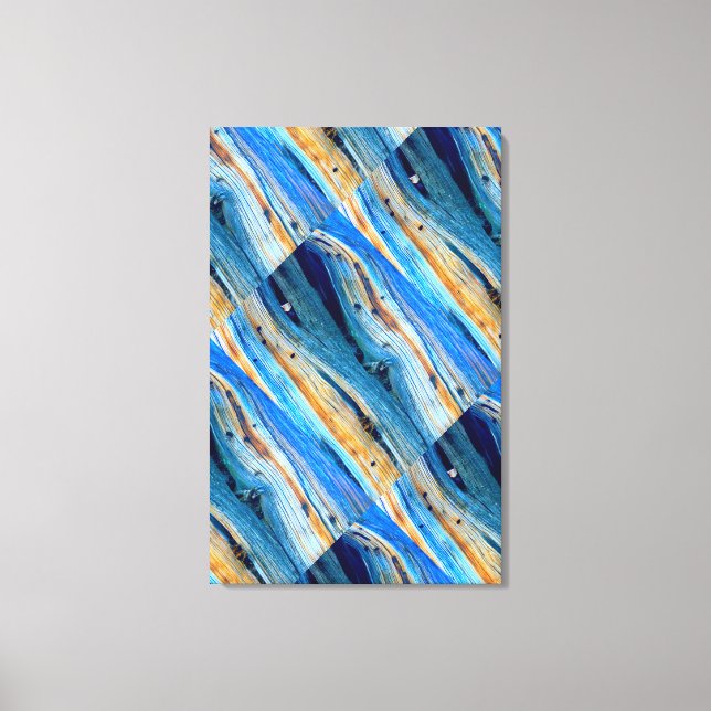 Toile Carte patinée abstraite (Recto)