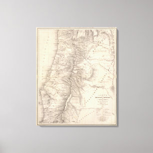 Toile Carte, Province de Mendoza, l'Araucan ? a