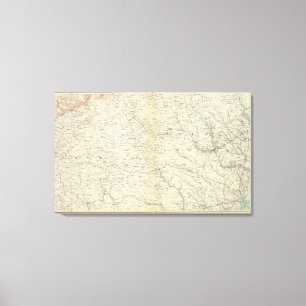 Toile Carte VIII de GEN
