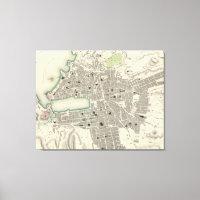 Carte vintage de Marseille France (1840)