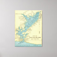 Carte vintage de Santiago de Cuba (1898)