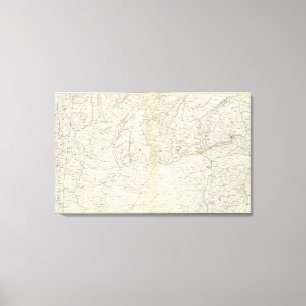 Toile Carte XIII de GEN