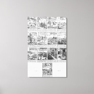 Toile Cartes de jeu ironisant des entreprises de "bulle"