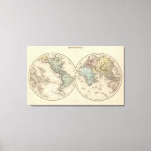 Toile Cartes mondiales