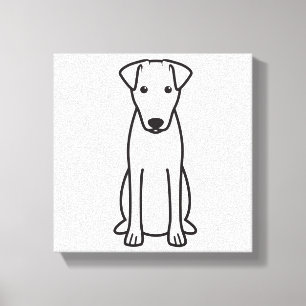 Toile Cartoon de chien lisse Fox Terrier