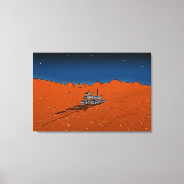 Toile Cartoon robotique mécanique (Recto)