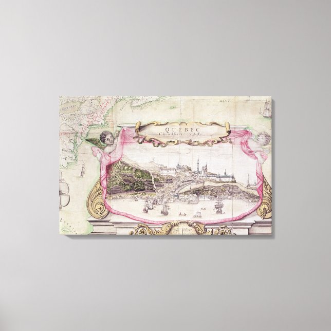 Toile Cartouche du Québec (Recto)