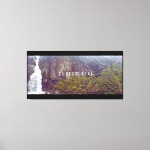 TOILE CASCADE ALPINE PITTORESQUE PHOTO PITTORESQUE KIWI 