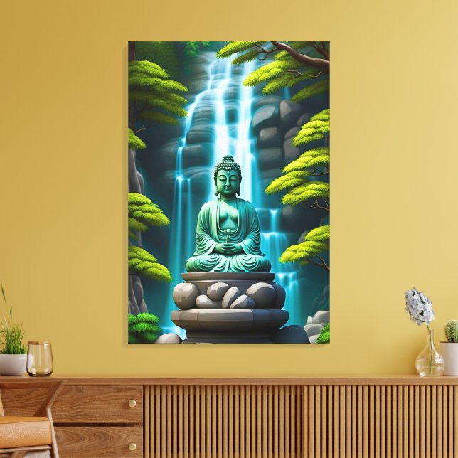 Toile Cascade Bouddha (Insitu(Salon))