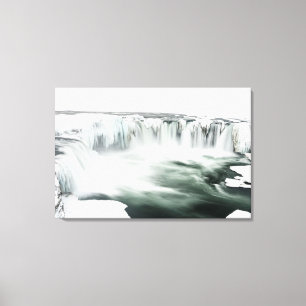 Toile Cascade de Godafoss, hiver, Islande 4