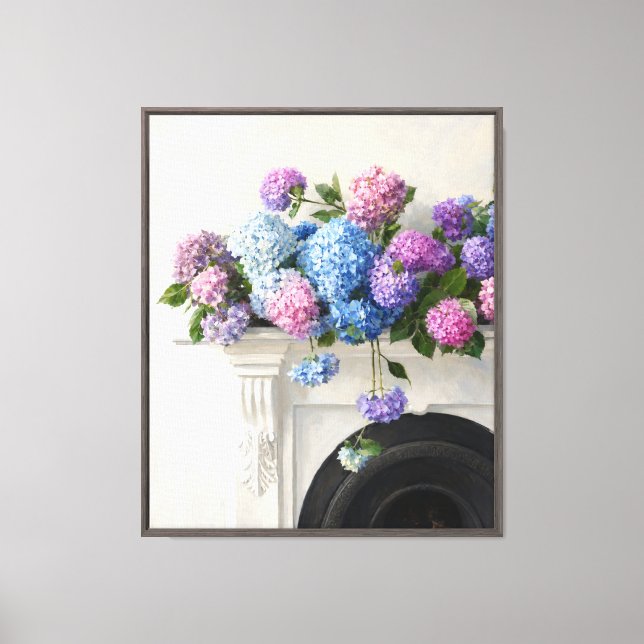 Toile Cascade d'hortensias (Recto)