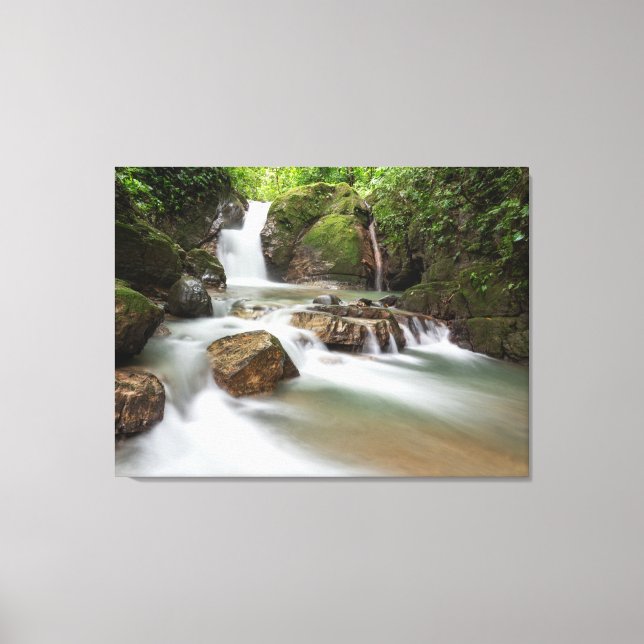 Toile Cascade d'Ojochal au Costa Rica (Recto)
