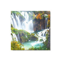 Cascade dramatique Cascade Eau en cascade Couleurs