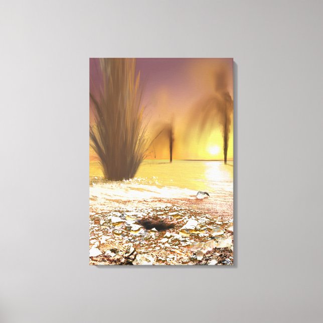 Toile Casquette de glace polaire sud de Martian (Recto)