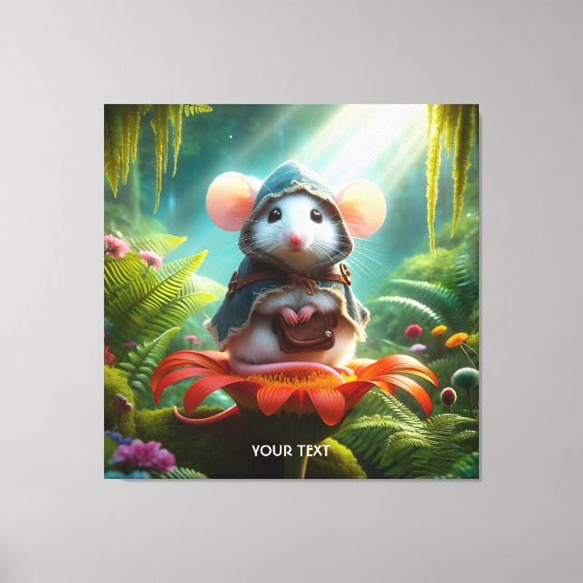 Toile Casquette de la souris Imaginaire (Recto)