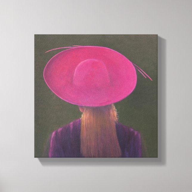 Toile Casquette rose 2014 (Recto)