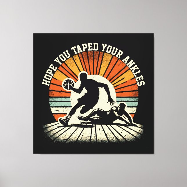 Toile Casseur de Cheville - Défi de Basket-ball Dynamiqu (Recto)