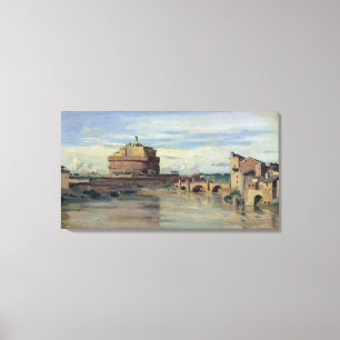 Toile Castel Sant'Angelo et le Tibre, Rome