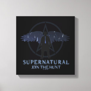 Toile Castiel surnaturel Tombant étoiles Graphisme