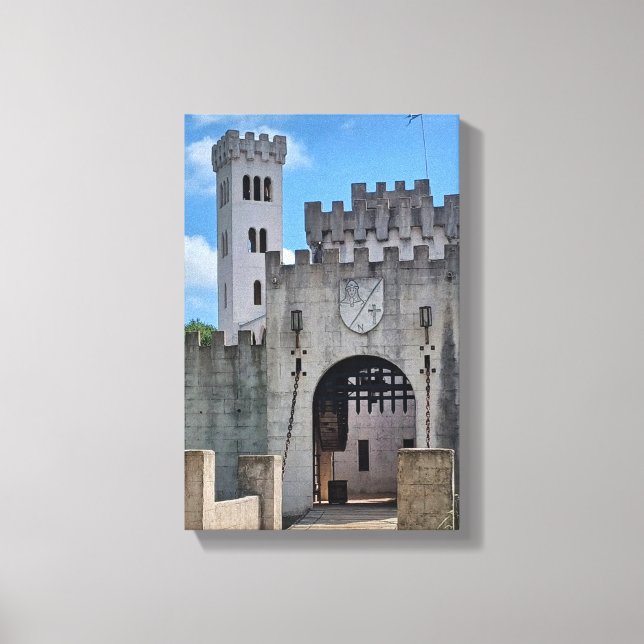 Toile Castle Drawbridge (Recto)
