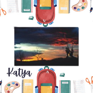 Toile Castle Hauné Photo Scary Dusk Canvas Imprimer