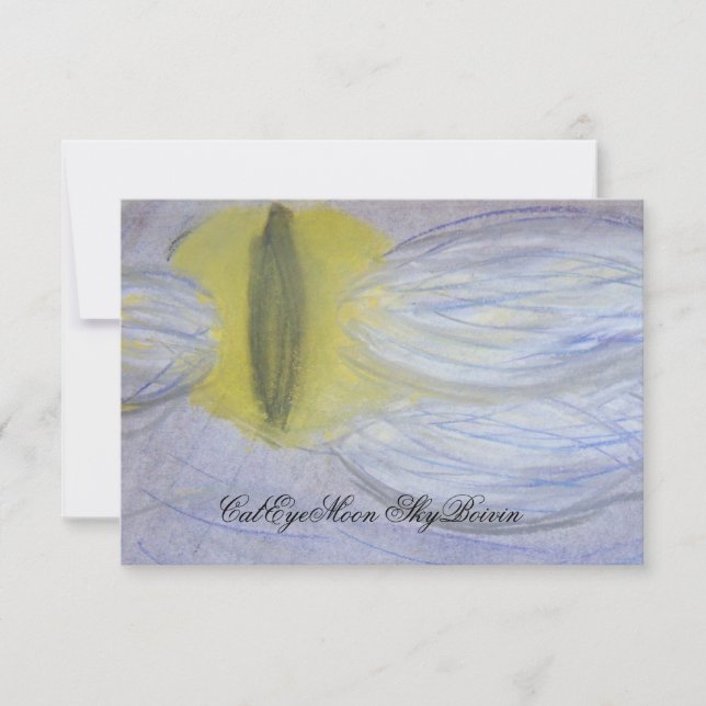 Toile Cat Eyed Moon Imprimer (Devant)