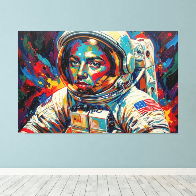 Toile Catacombes de la Lune-3 (Insitu (Plancher de Bois))