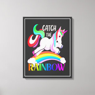 Toile Catch the Rainbow - Unicorn Designs-15989