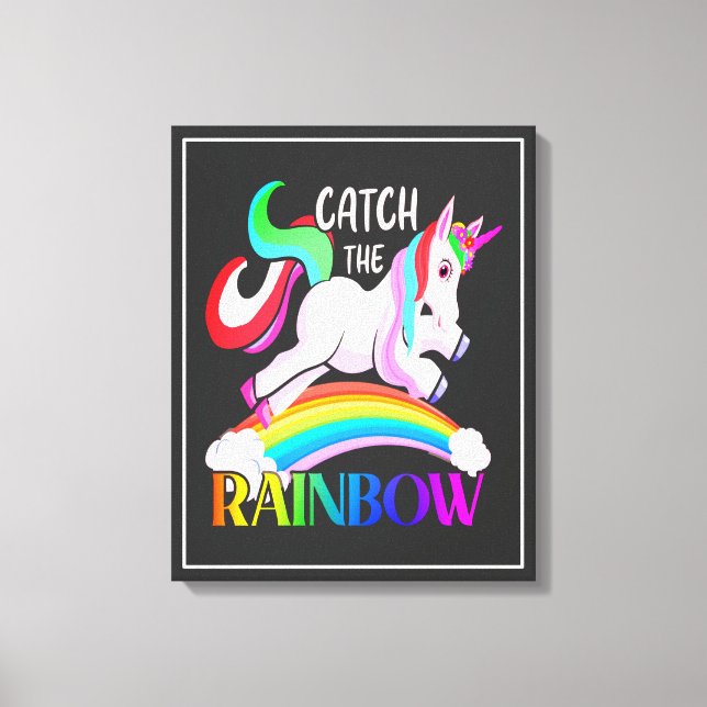 Toile Catch the Rainbow - Unicorn Designs-15989 (Recto)