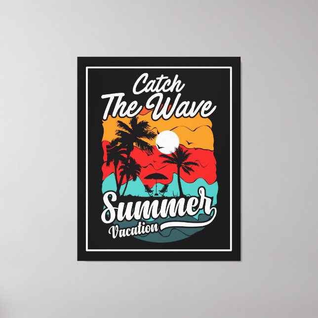 Toile Catch The Wave Summer Vacation-43432 (Recto)