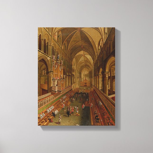 Toile Cathédrale de Canterbury, c.1675-1700 (oil (Recto)
