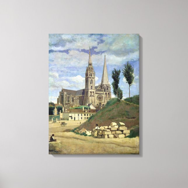 Toile Cathédrale de Chartres, 1830 (Recto)