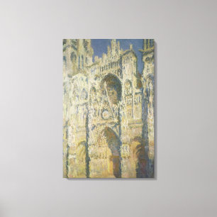 Toile Cathédrale de Claude Monet   Rouen à la pleine